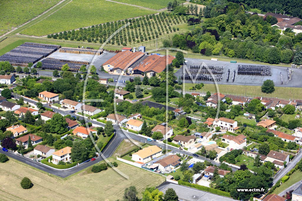 Photo arienne de Cognac (Saint-Martin)