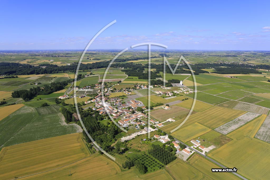 Photo arienne de Germignac