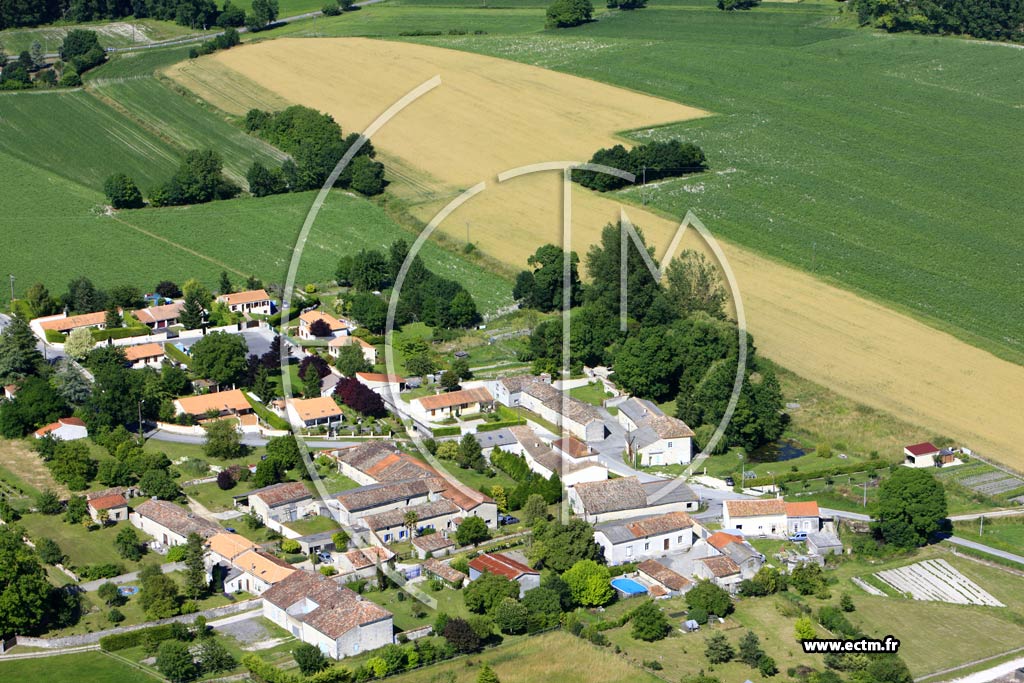 Photo arienne de Germignac (Barisson)