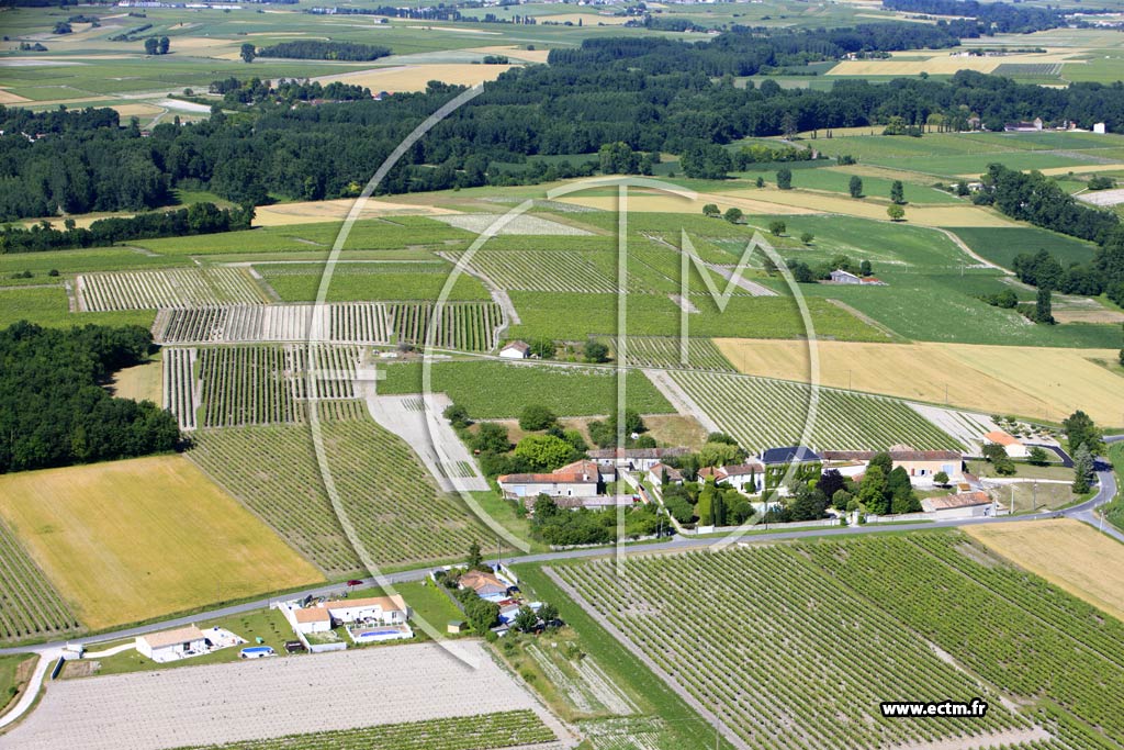Photo arienne de Germignac (Barisson)