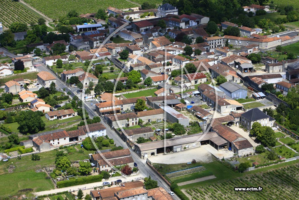 Photo arienne de Houlette (Le Cluzeau)