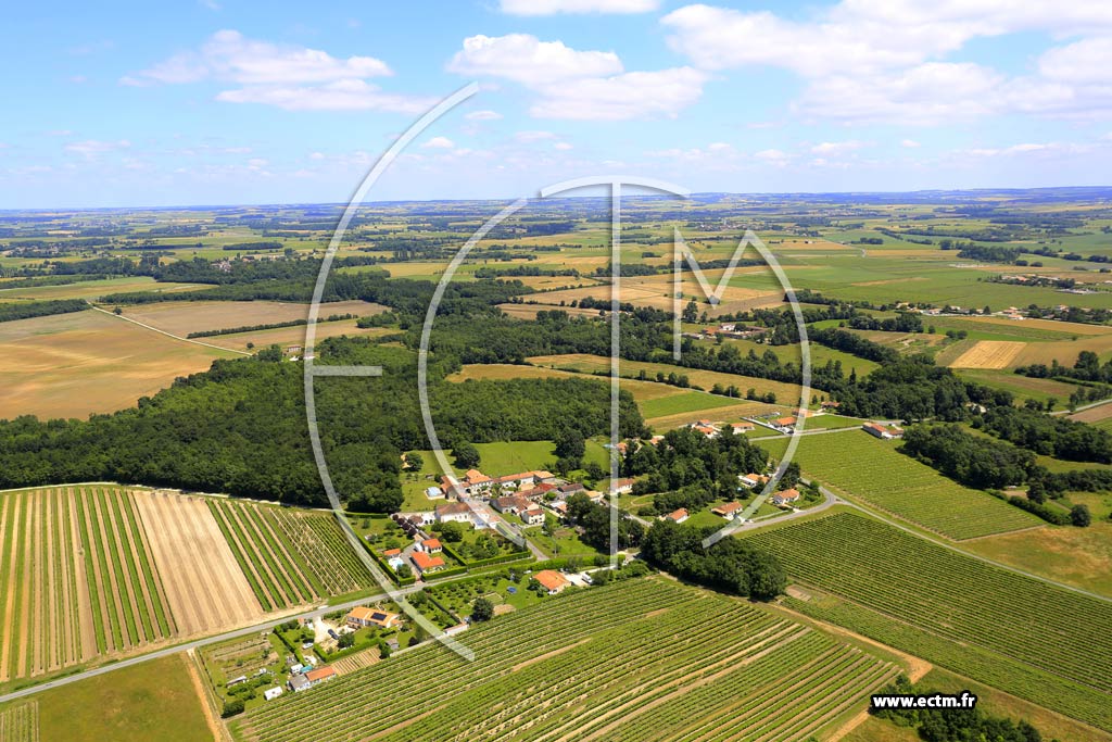 Photo arienne de Rparsac (La Flaudrie)