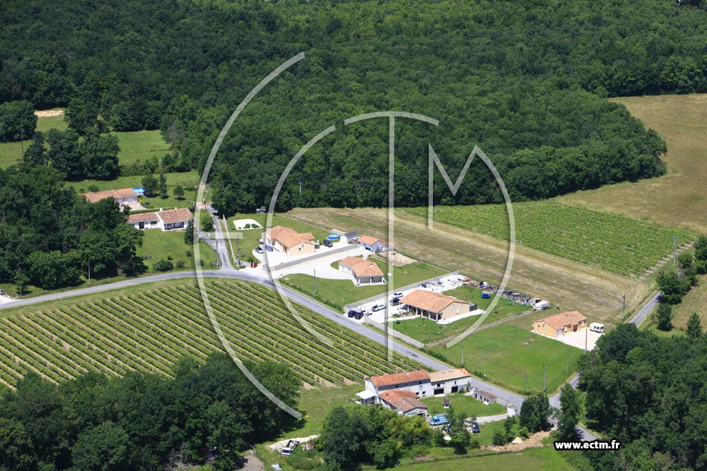 Photo arienne de Rparsac (La Flaudrie)