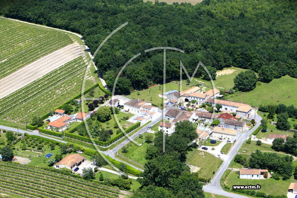 Photo arienne de Rparsac (La Flaudrie)