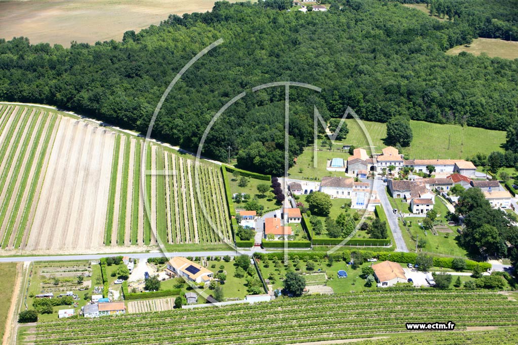 Photo arienne de Rparsac (La Flaudrie)