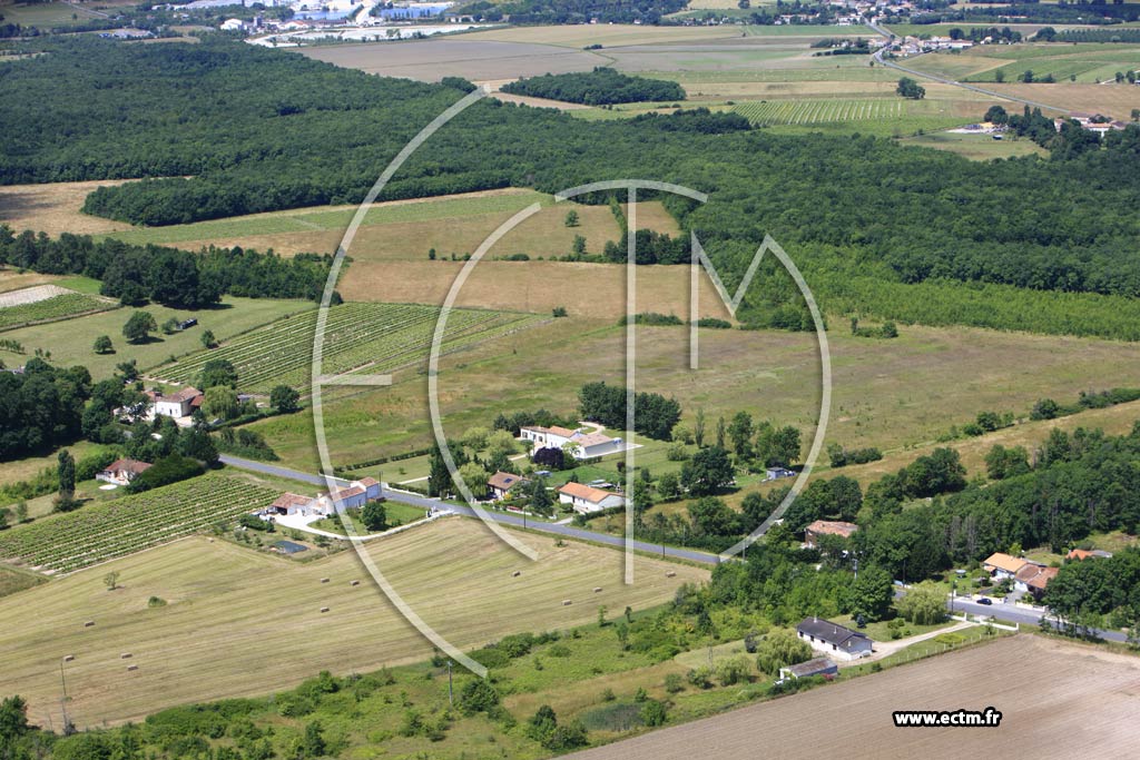 Photo arienne de Rparsac (La Vnerie)