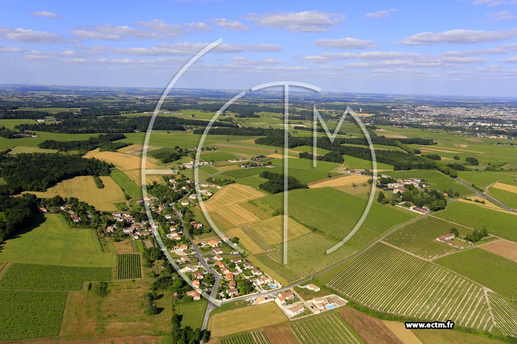 Photo arienne de Saint-Laurent-de-Cognac (Chez Roulin)