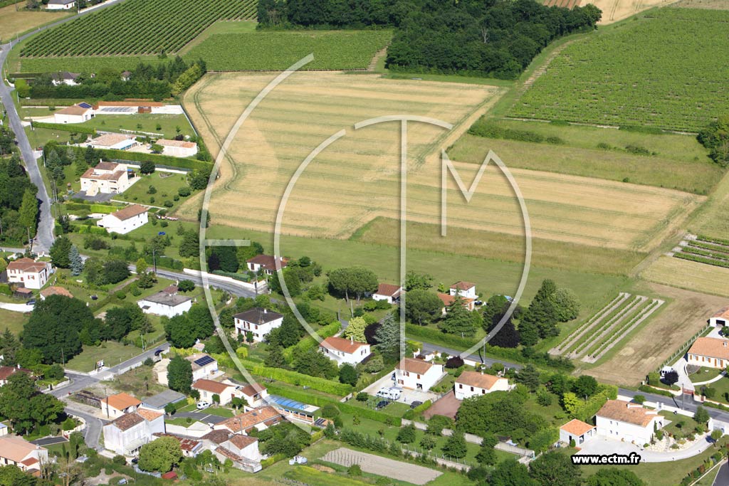 Photo arienne de Saint-Laurent-de-Cognac (Chez Roulin)