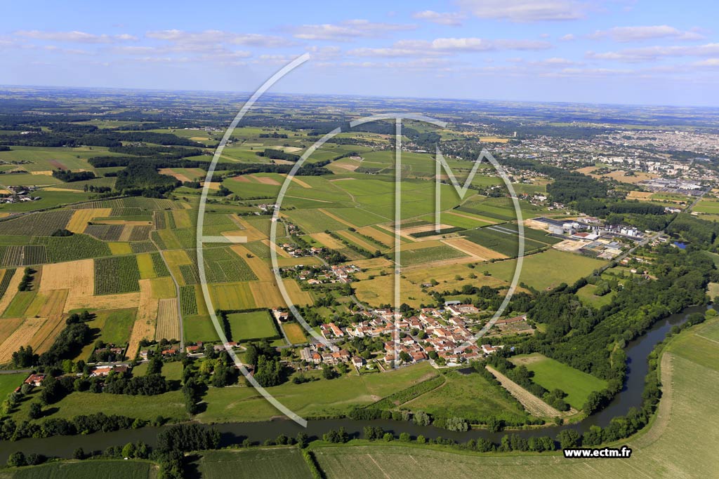 Photo arienne de Saint-Laurent-de-Cognac (Jarnouzeau)