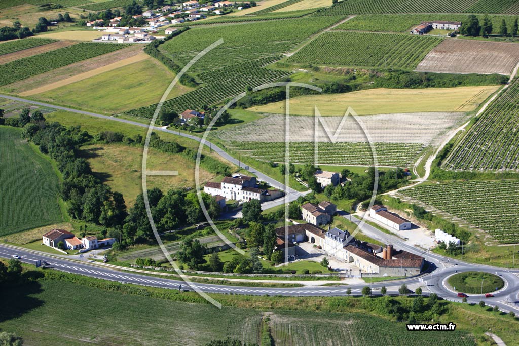 Photo arienne de Saint-Laurent-de-Cognac (Le Moulin de Saint-Laurent)