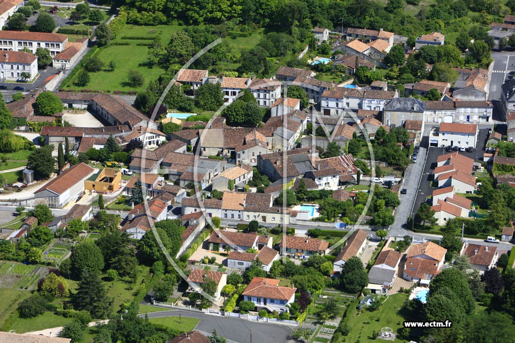Photo arienne de Segonzac