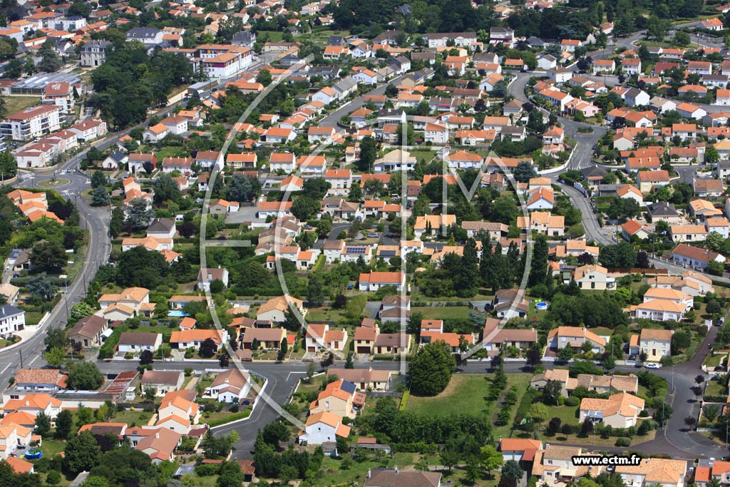Photo arienne de Basse-Goulaine