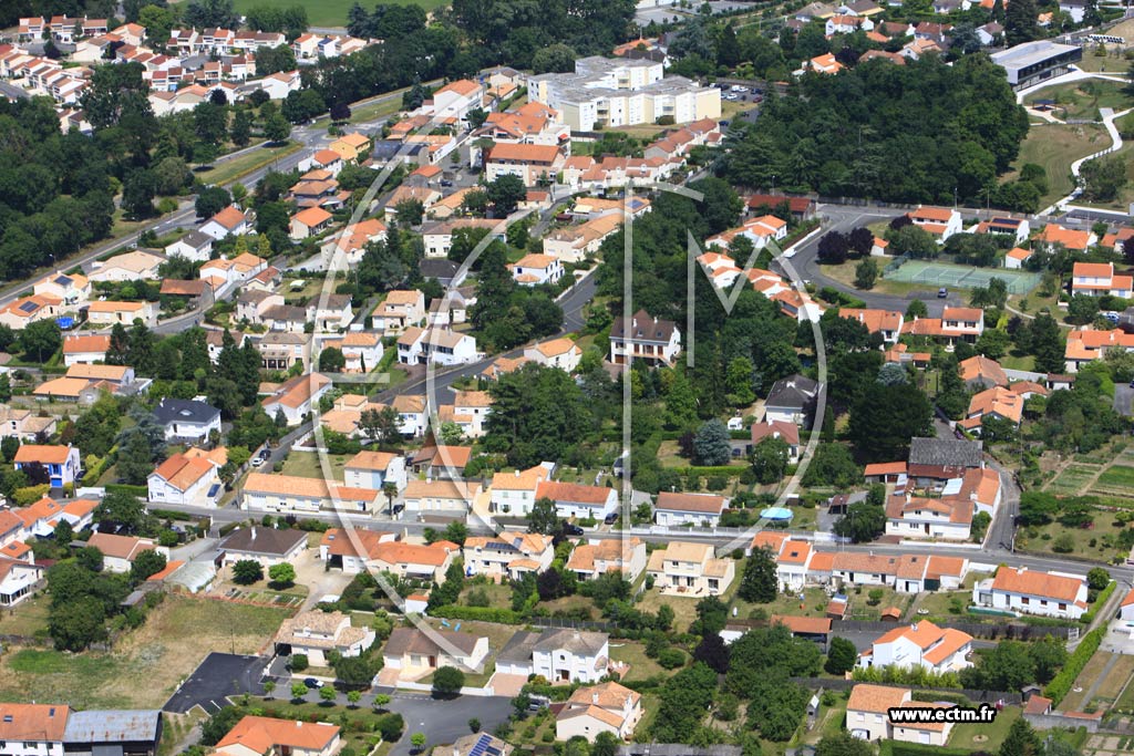 Photo arienne de Basse-Goulaine