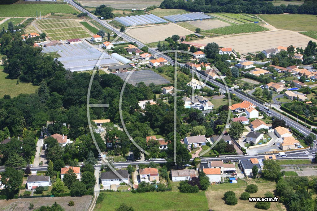Photo arienne de Basse-Goulaine (Les Landes de la Ple)