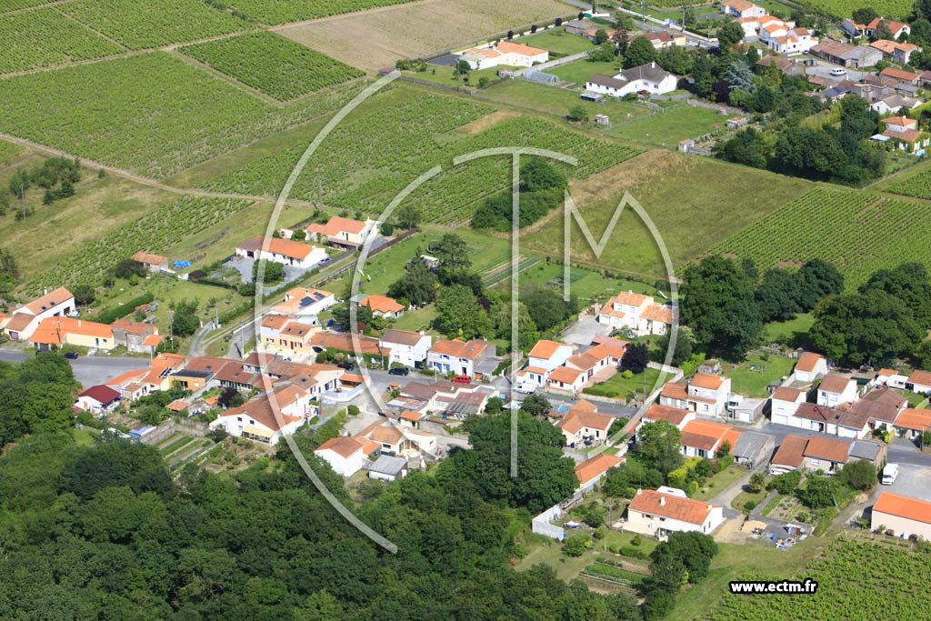 Photo arienne de Chteau-Thbaud (Le Moulinier)