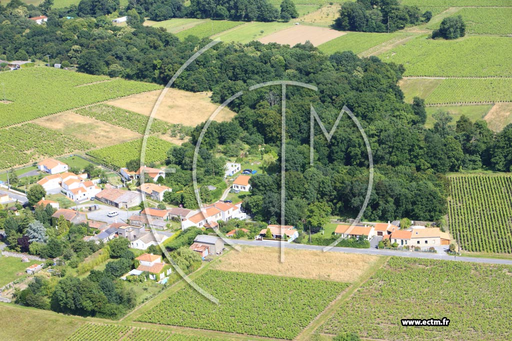 Photo arienne de Chteau-Thbaud (Les Brosses)