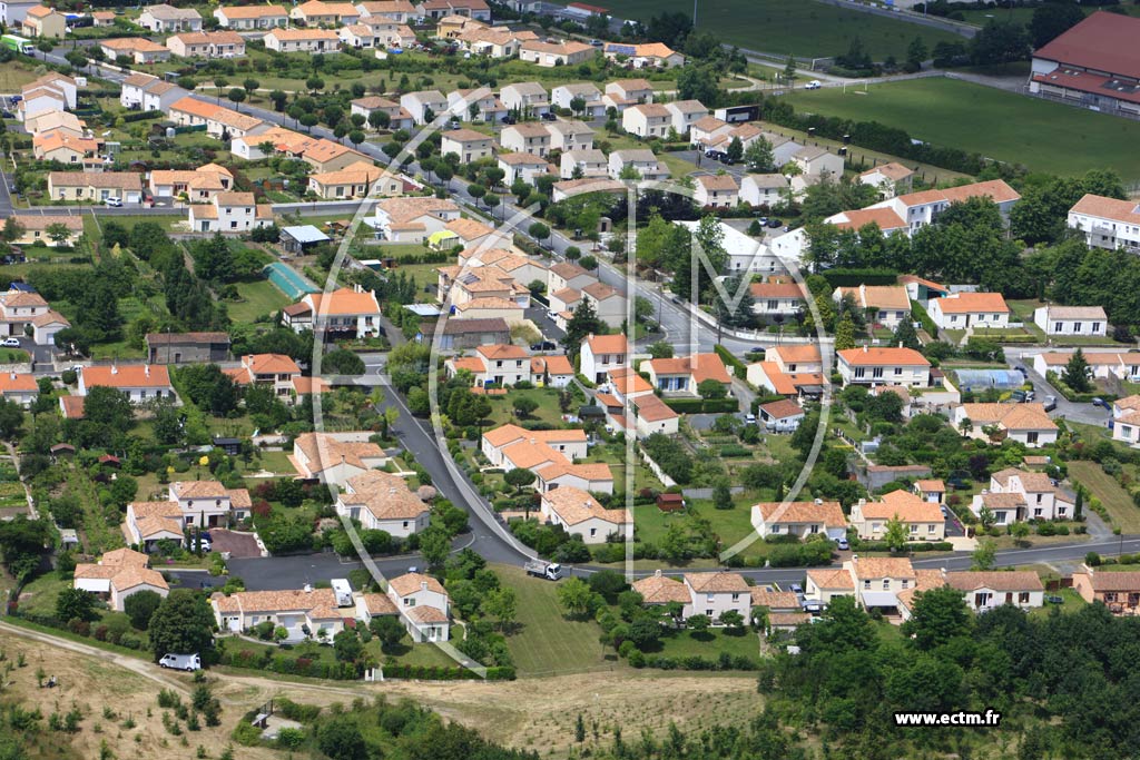 Photo arienne de Clisson (Rive Droite)