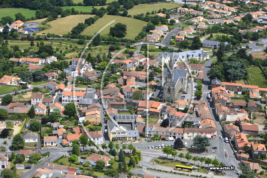 Photo arienne de Gorges