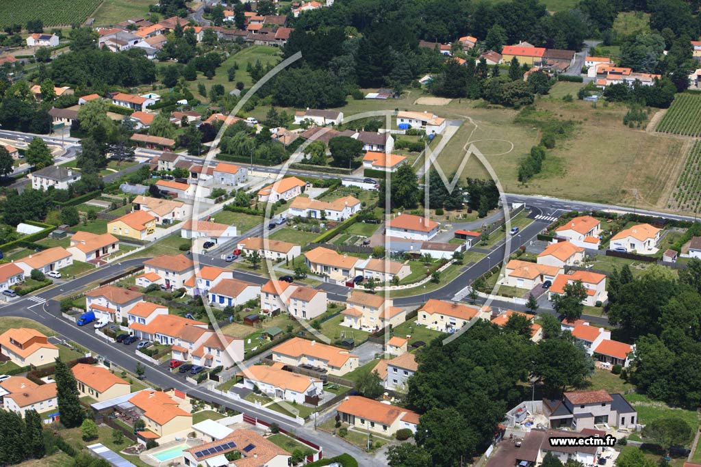 Photo arienne de La Chapelle Heulin (La Martinire)
