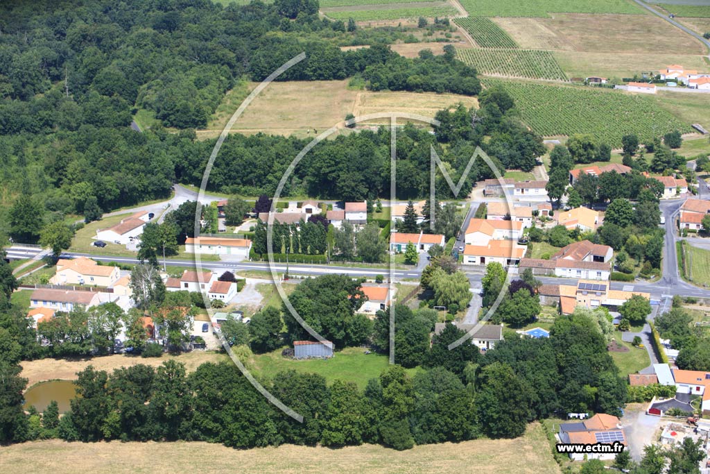 Photo arienne de La Chapelle Heulin (La Martinire)