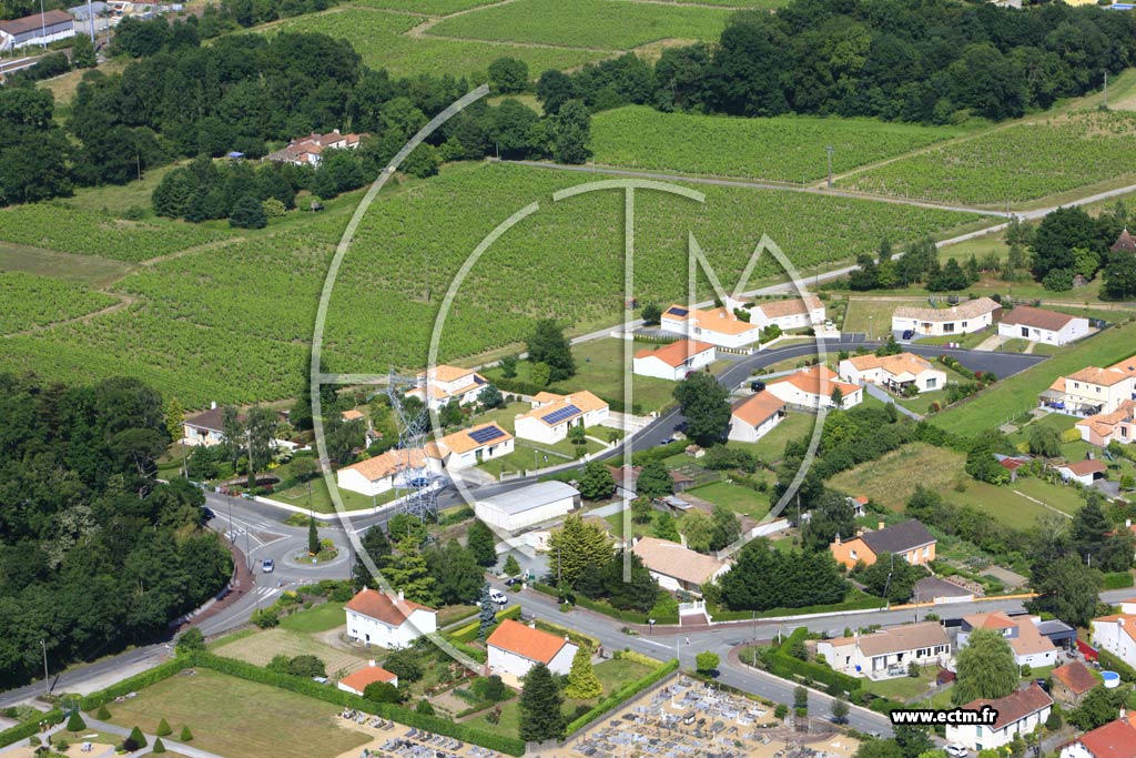 Photo arienne de La Haie-Fouassire