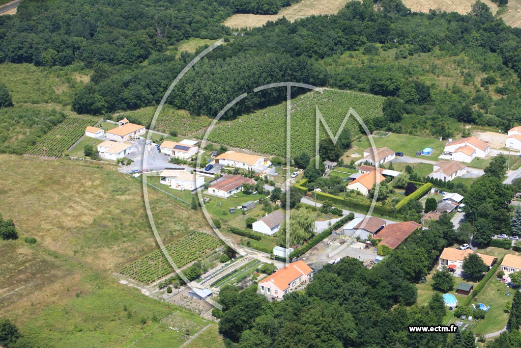 Photo arienne de La Haie-Fouassire (Le Paradis)