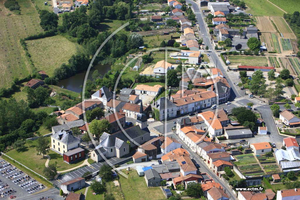 Photo arienne de La Regrippire