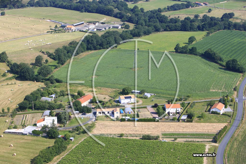 Photo arienne de Landemont (Le Ptis)