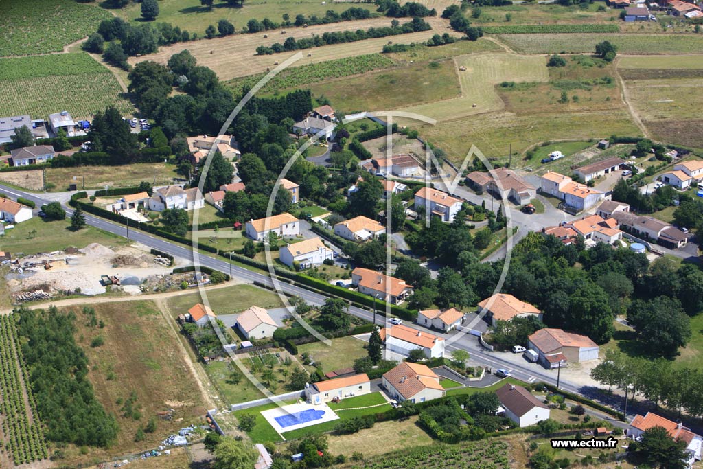 Photo arienne de Le Landreau