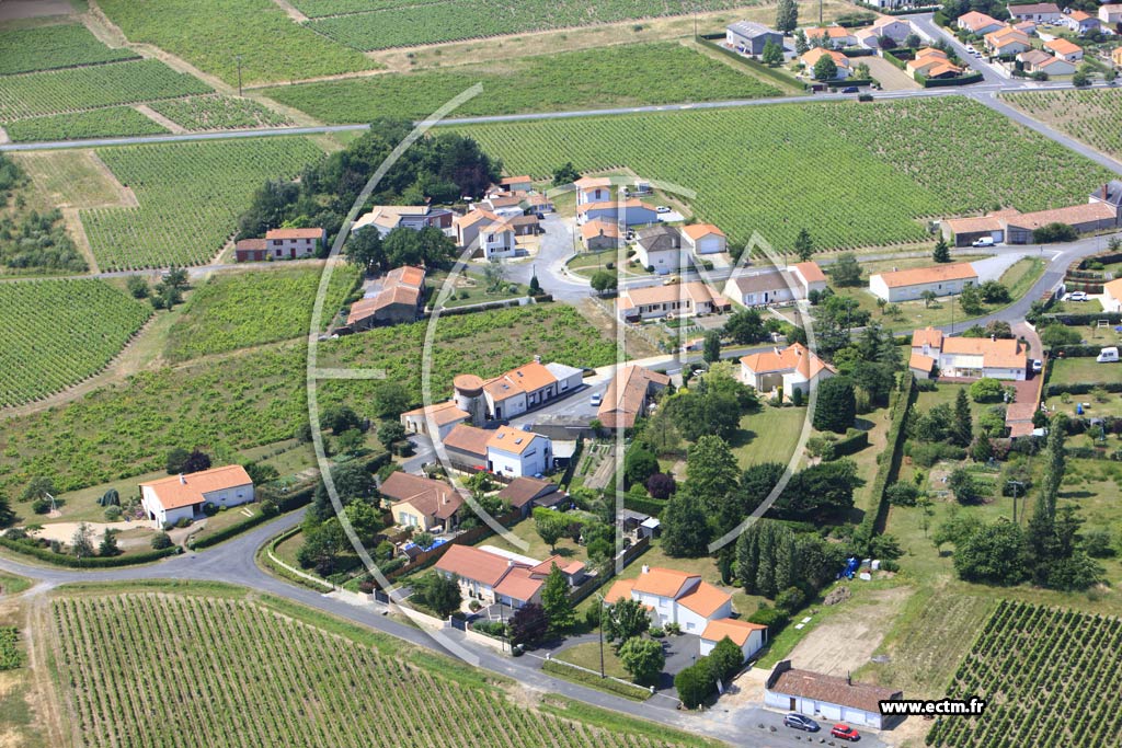 Photo arienne de Le Landreau