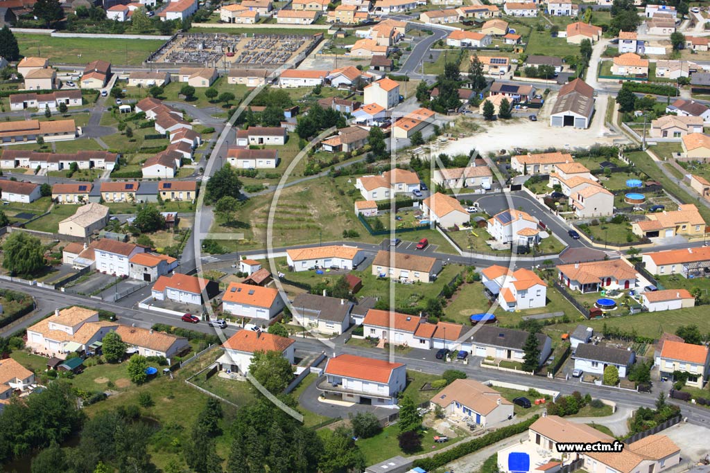 Photo arienne de Le Landreau