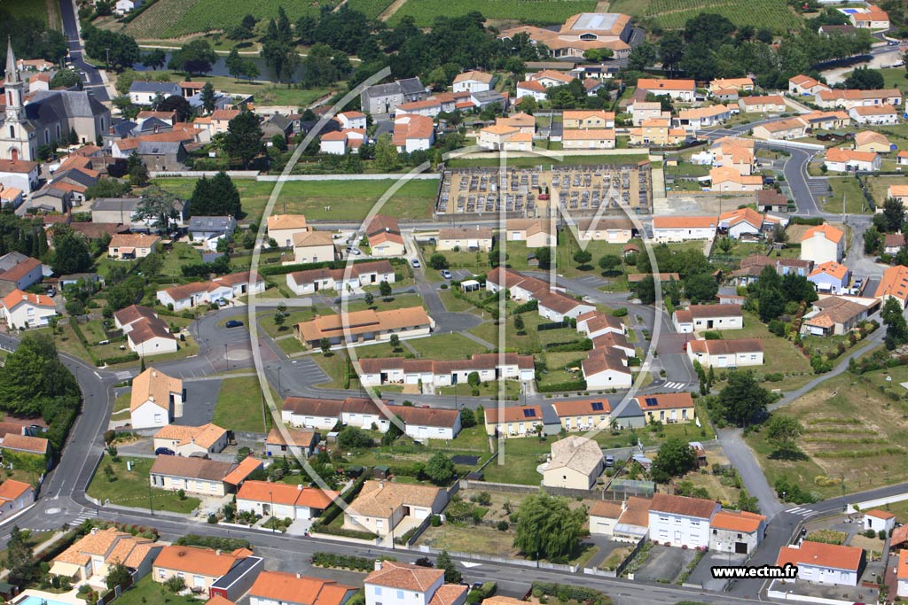 Photo arienne de Le Landreau