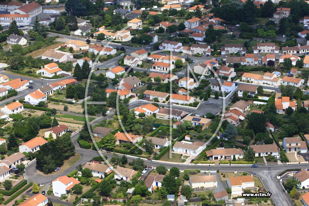 Photo arienne de Le Loroux-Bottereau