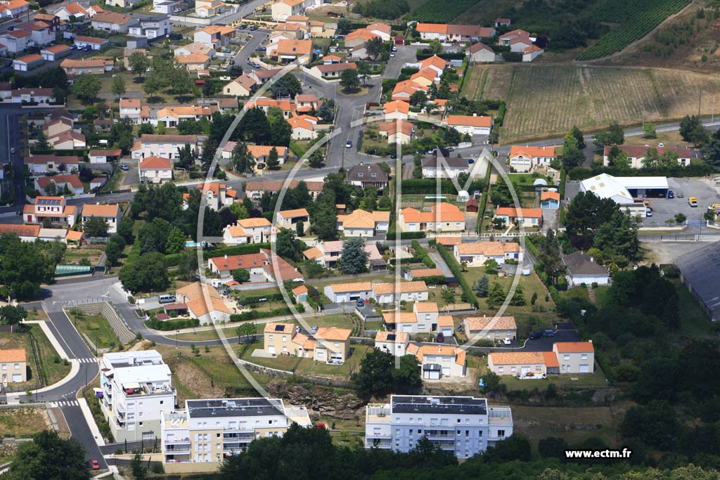 Photo arienne de Le Loroux-Bottereau (La Fidle)