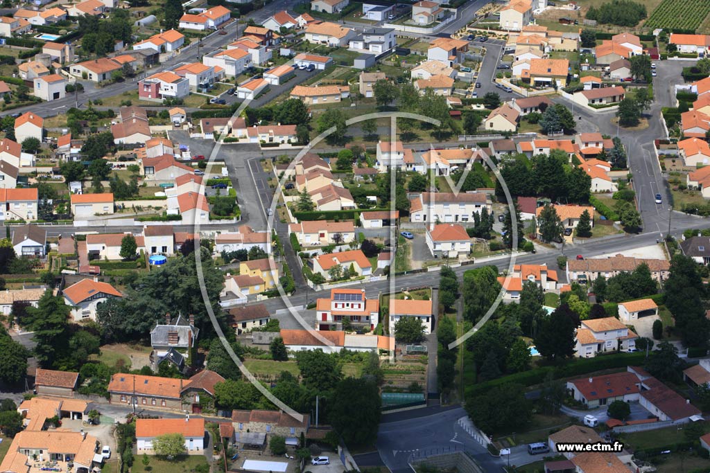 Photo arienne de Le Loroux-Bottereau (Le Moulin Braudire)