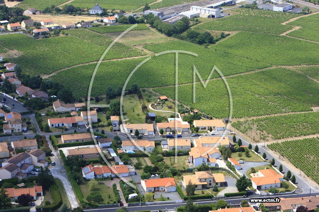 Photo arienne de Le Loroux-Bottereau (Le Moulin Braudire)