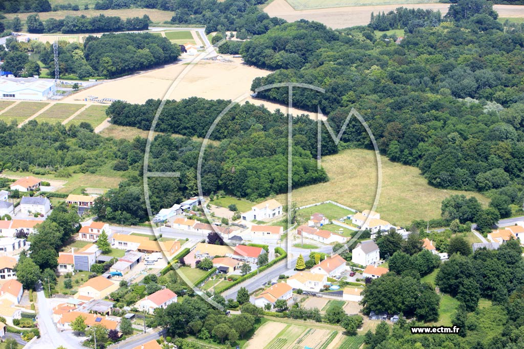 Photo arienne de Les Sorinires (La Fillaudire)