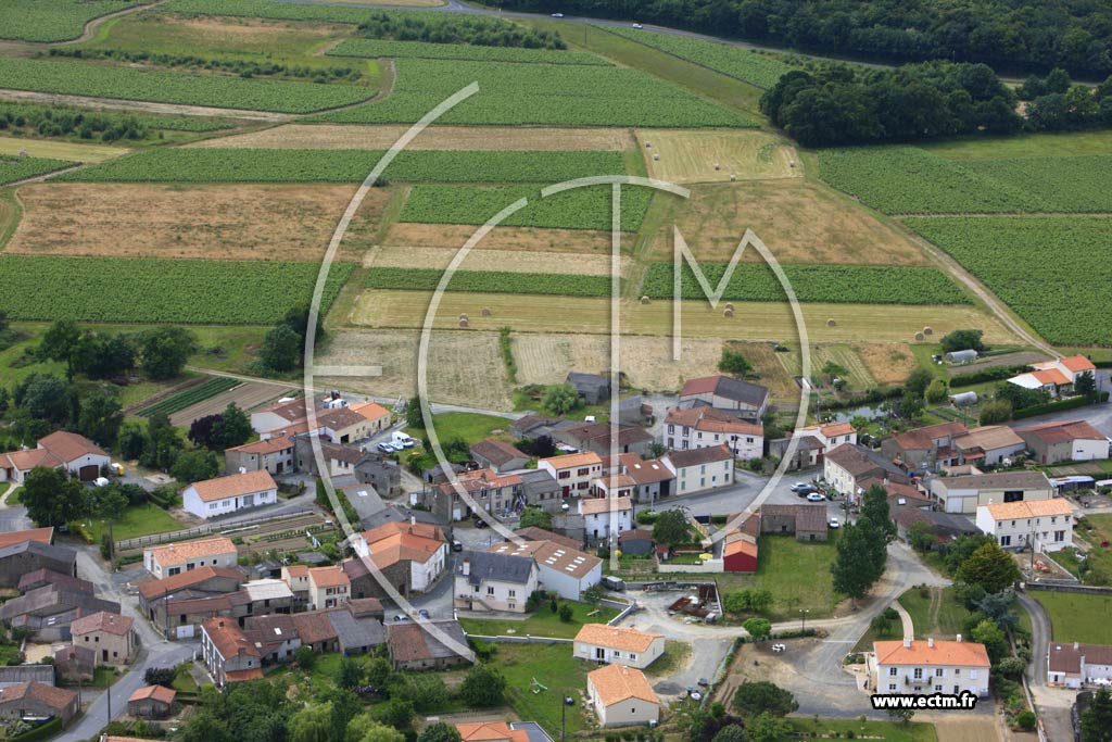 Photo arienne de Monnires (Coursay)
