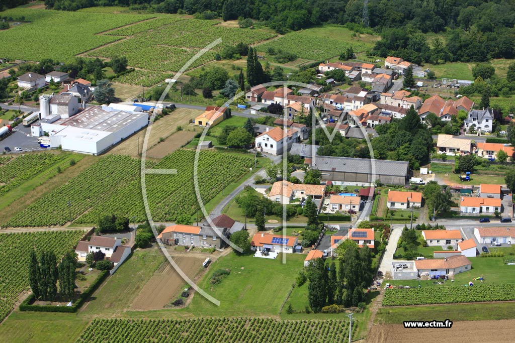 Photo arienne de Mouzillon (La Grange)