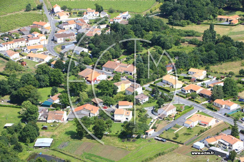 Photo arienne de Mouzillon (La Rouaudire)