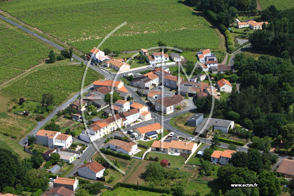 Photo arienne de Mouzillon (La Rouaudire)