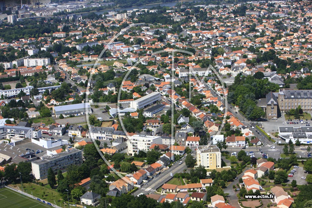 Photo arienne de Nantes (Quartiers Sud)