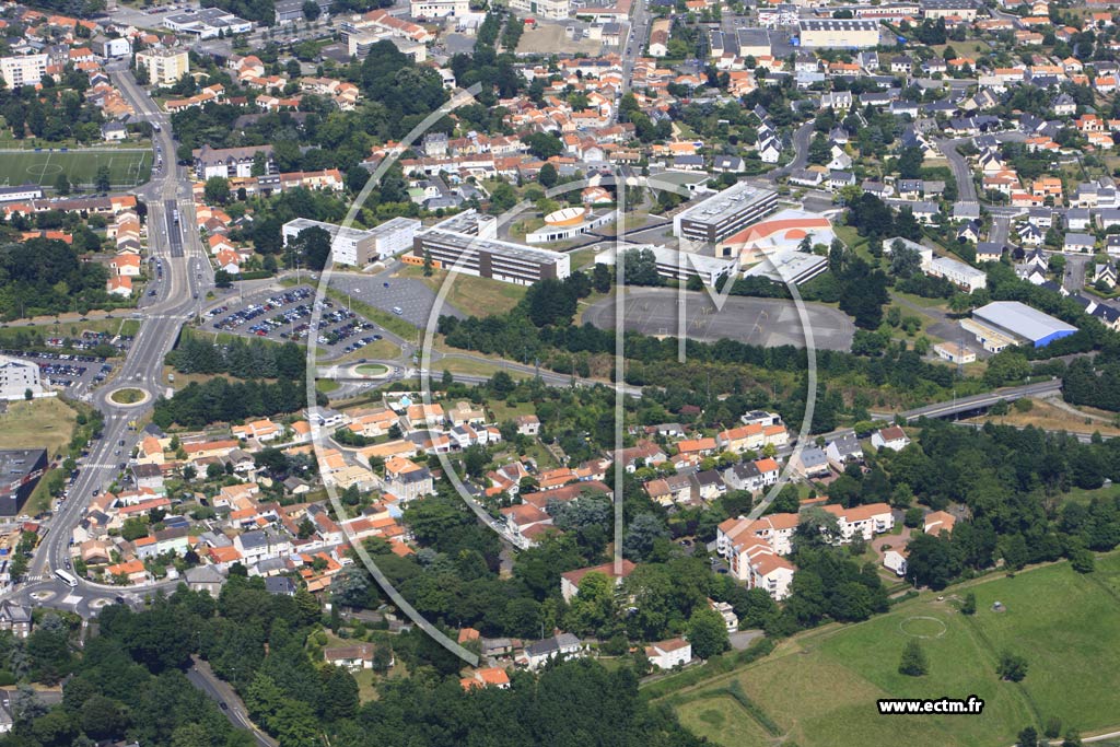 Photo arienne de Nantes (Quartiers Sud)