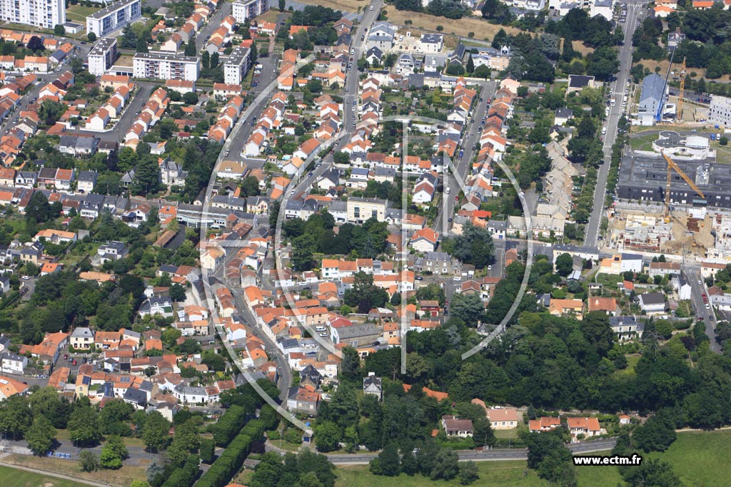 Photo arienne de Nantes (Quartiers Sud)