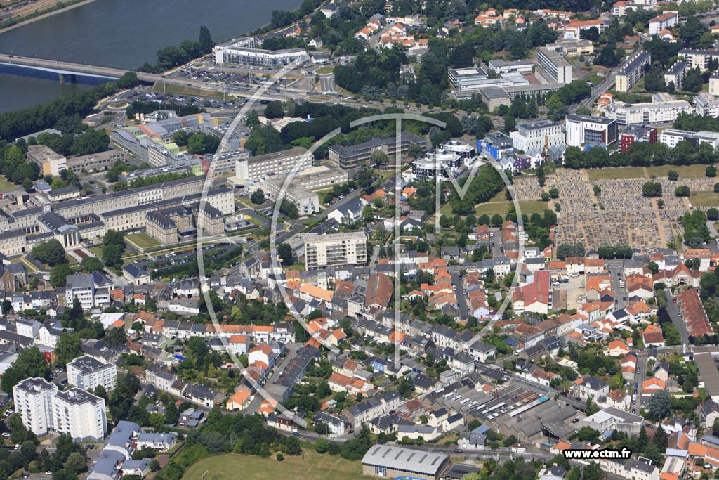 Photo arienne de Nantes (Quartiers Sud)