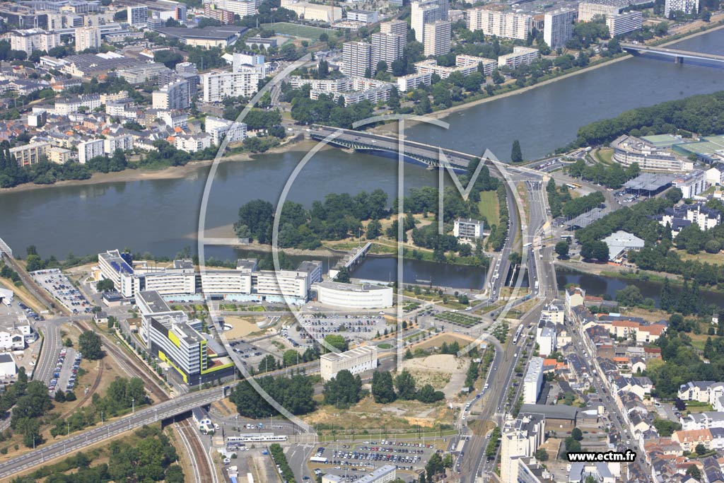Photo arienne de Nantes (Quartiers Sud)