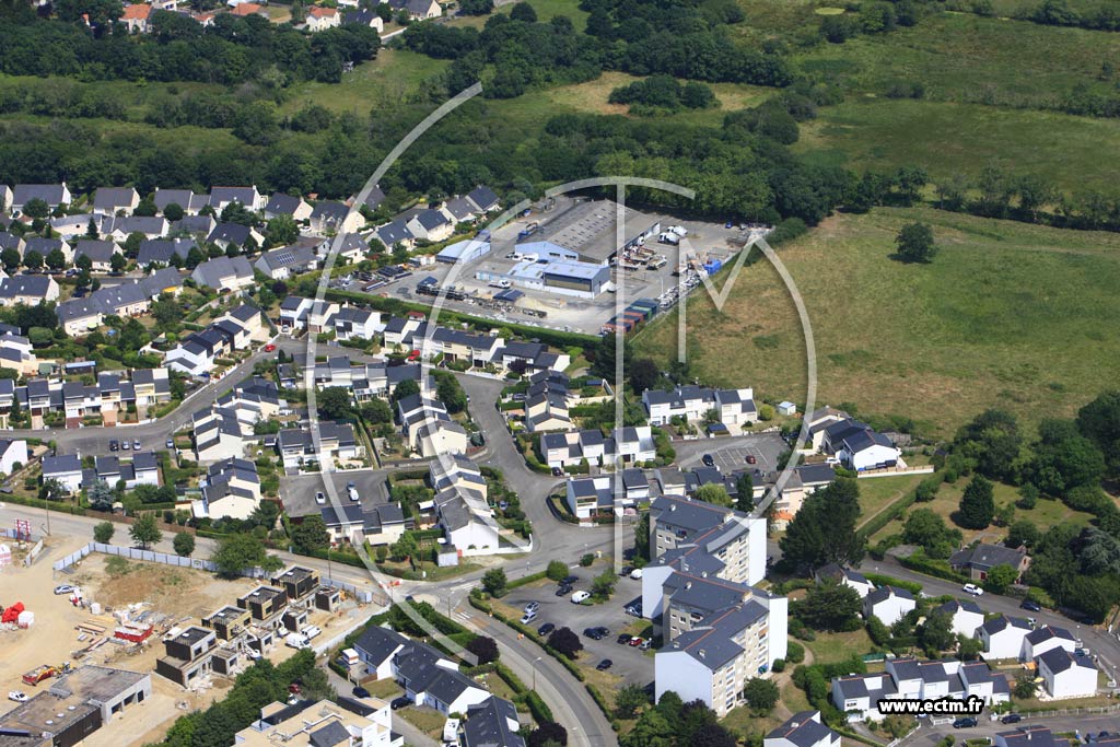 Photo arienne de Saint-Herblain (Bourgonnire)