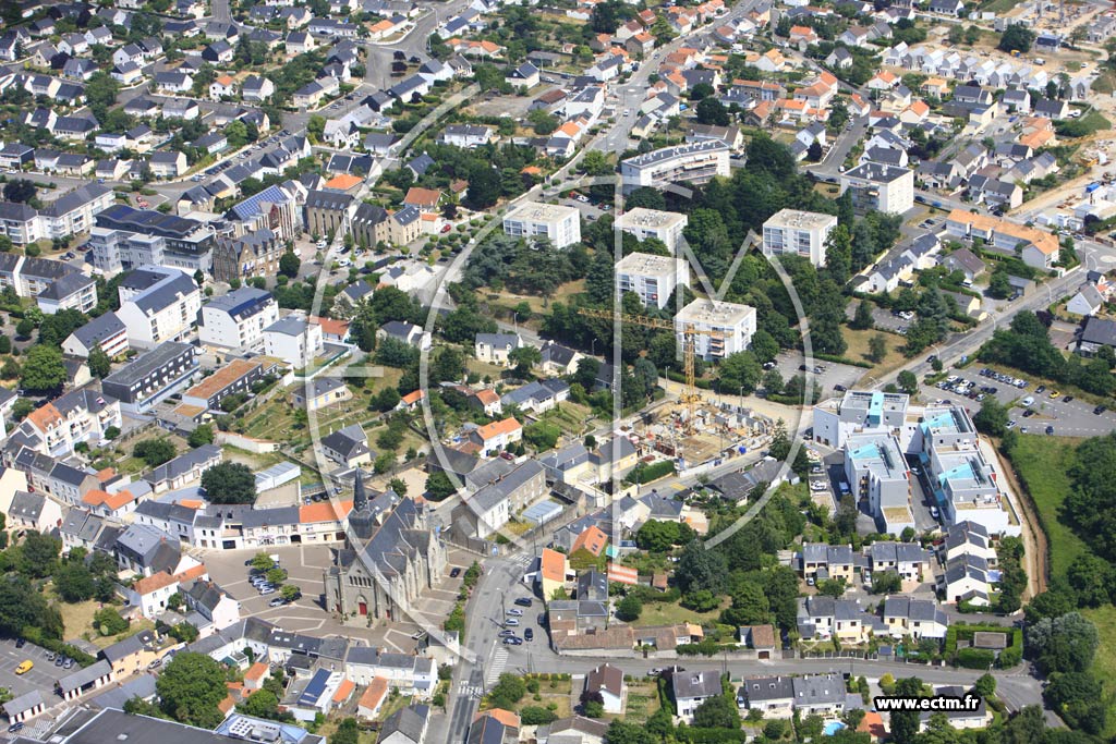 Photo arienne de Saint-Herblain (Bourgonnire)