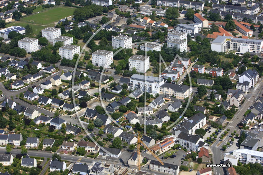 Photo arienne de Saint-Herblain (Clos Amis)
