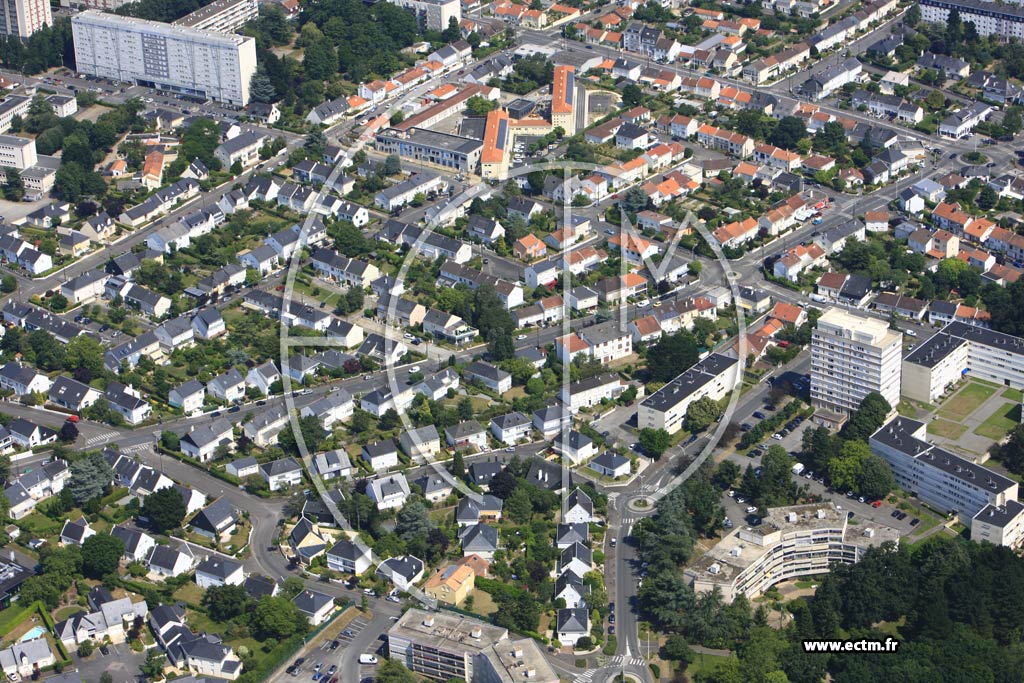 Photo arienne de Saint-Herblain (La Baraudire)